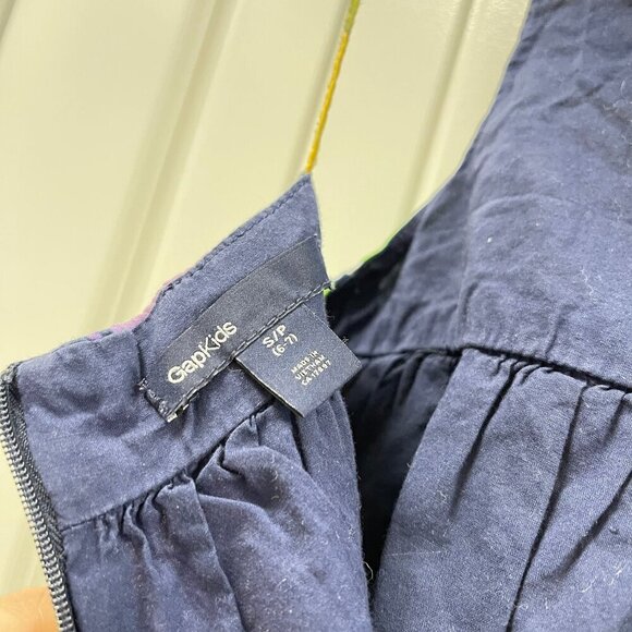 GAP Kids Floral Sundress Navy – S (6/7) - Picture 5 of 11